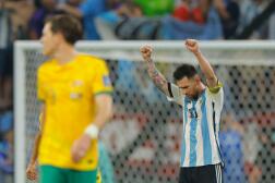 Capitaine de l’Argentine, Lionel Messi a mené ses partenaires en quarts de finale de la Coupe du monde.