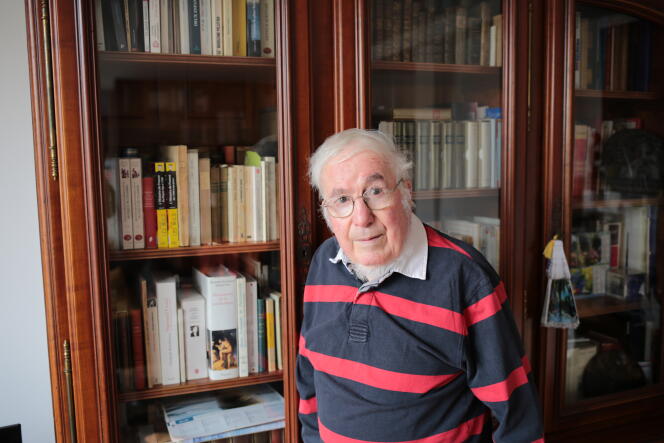 Jacques Postel at home in the 5th arrondissement of Paris on March 10, 2017.