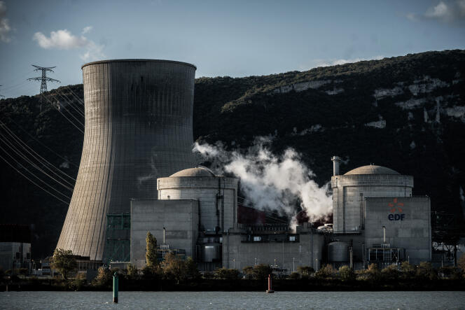 La centrale EDF de Cruas (Ardèche) est la seule en France où l’uranium de retraitement enrichi peut être réutilisé, le 12 novembre 2019.