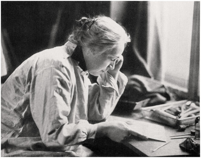 L'artiste allemande Käthe Kollwitz, vers 1910. 