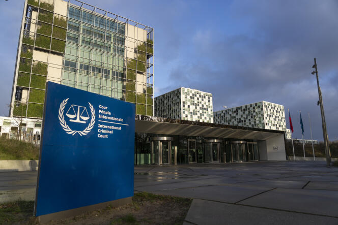 Vue extérieure de la Cour pénale internationale de La Haye, aux Pays-Bas, mardi 6 décembre 2022. 