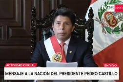 Le président Pedro Castillo a annoncé mercredi 7 décembre, dans un message à la nation, la dissolution du Parlement péruvien.
