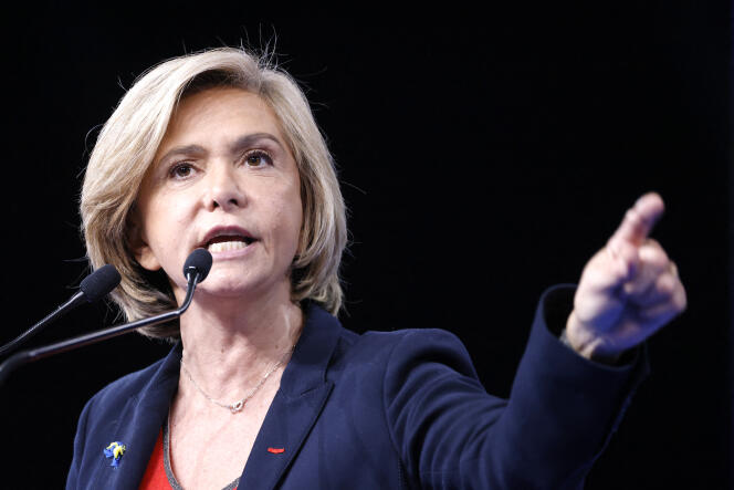 Valérie Pécresse, présidente de la Région Ile-de-France, Paris, le 3 avril 2022.