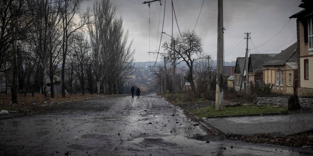 A Bakhmout, dans l’oblast de Donetsk, le 9 décembre 2022.