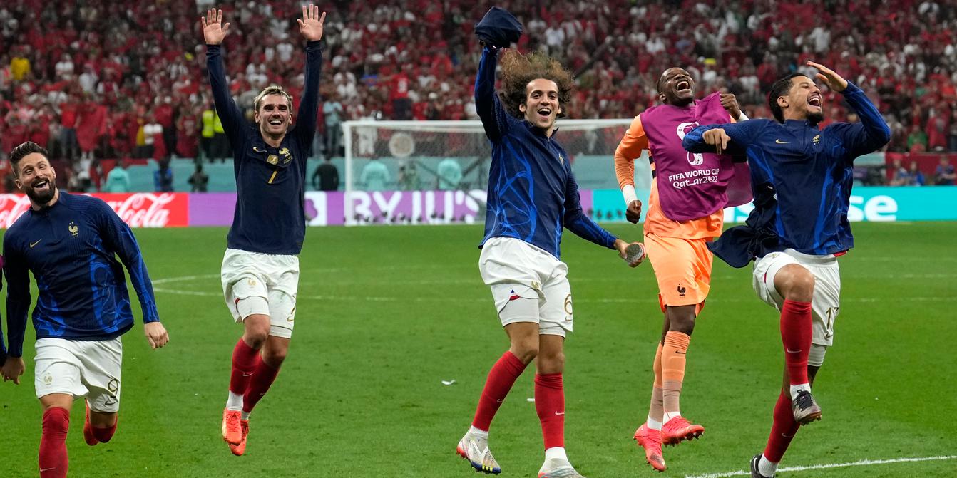 France beats Morocco to qualify for its fourth World Cup final