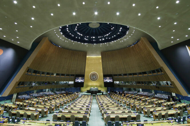La Asamblea General de la ONU en Nueva York el 20 de septiembre de 2021.