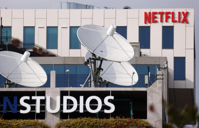 En la sede de Netflix en Los Ángeles, California, el 7 de octubre de 2021.