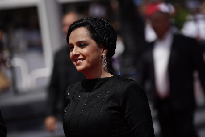 Tarane Alydusti at the Cannes Film Festival on May 25, 2022.