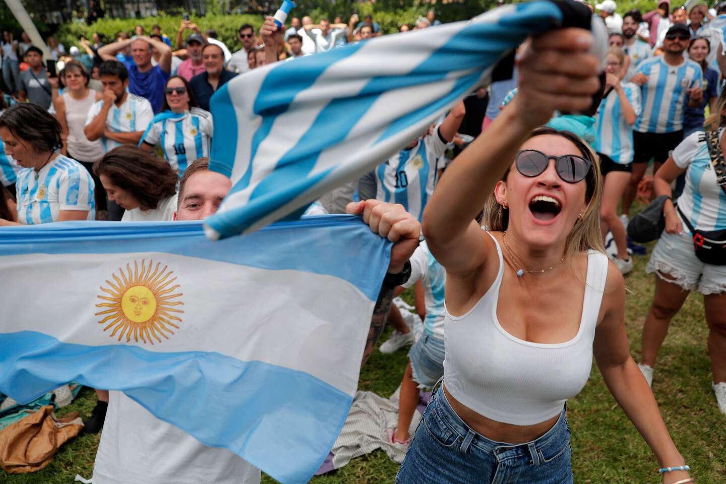 « C’est une immense joie » : des millions de supporteurs argentins descendent dans la rue pour fêter la victoire au Mondial