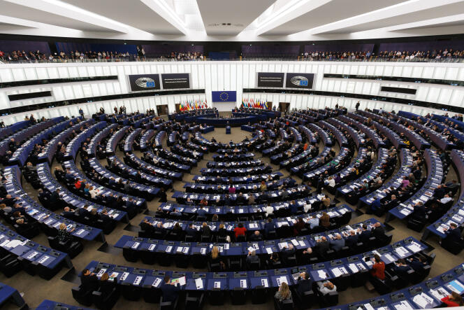 Le 22 novembre 2022 dans l'hémicycle du Parlement européen à Strasbourg.
