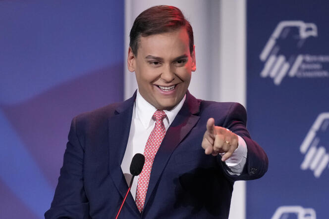New York State Representative George Santos at the Republican Jewish Coalition Annual Convention on November 19, 2022 in Las Vegas.