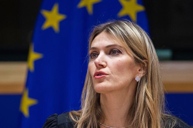 Greek MEP Eva Kyli, in Brussels, December 7, 2022.
