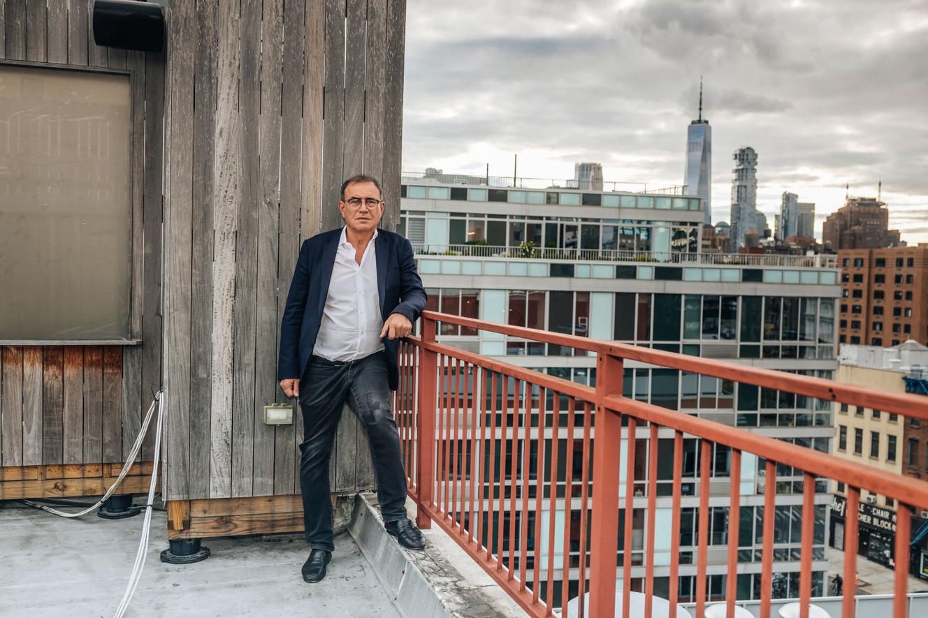 Economista estadounidense Nouriel Roubini, 26 de octubre de 2022, en Nueva York.