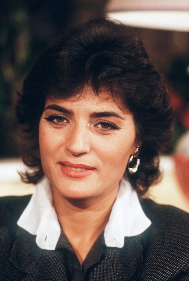 Linda de Suza, in Paris, in December 1985.