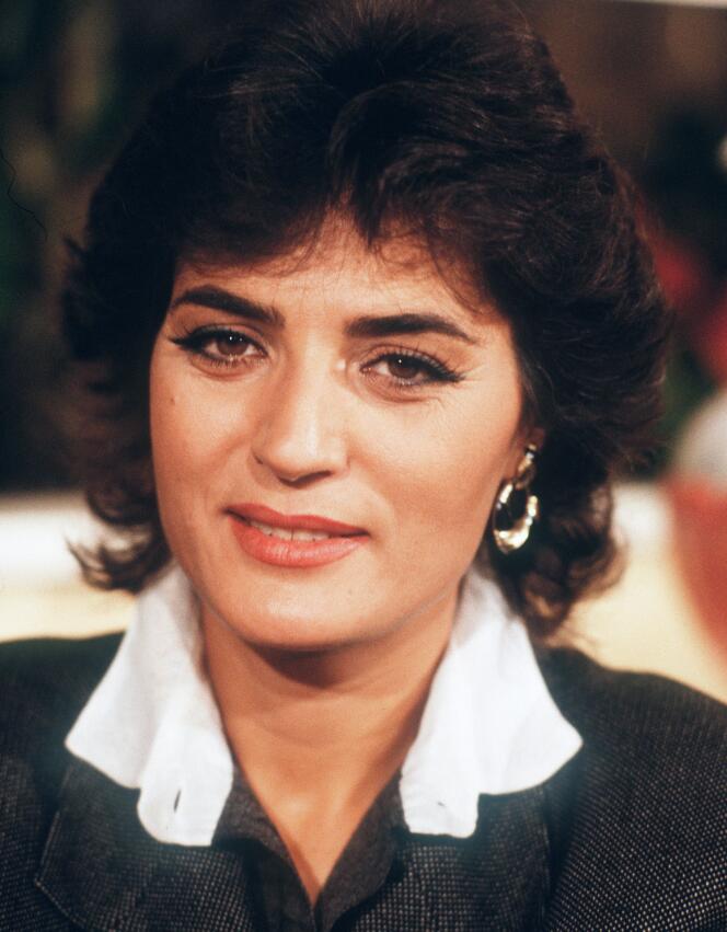 Linda de Suza, in December 1985, in Paris.