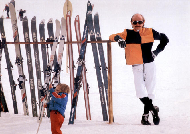 Jean-Claude Dusse (Michel Blanc) en “La gente bronceada está esquiando”, de Patrice Leconte (1979).