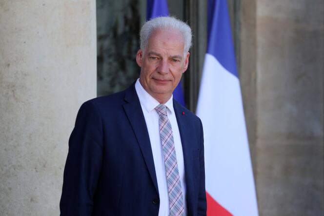 El exministro Alain Griset, en el Palacio del Elíseo, 7 de julio de 2020.
