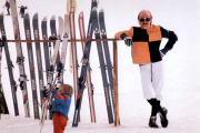 Jean-Claude Dusse (Michel Blanc) dans « Les bronzés font du ski », de Patrice Leconte (1979).