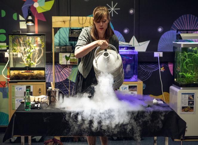 Activité à la Cité des sciences et de l’industrie.