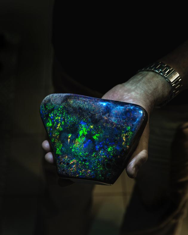 Australians and gemstones coexist in the opal capital of the world