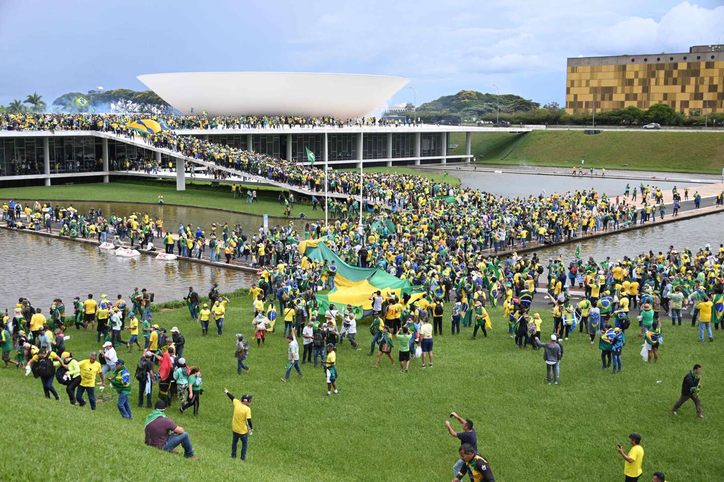 In Brazil, hundreds of Bolsonaro supporters stormed Congress and the presidential palace