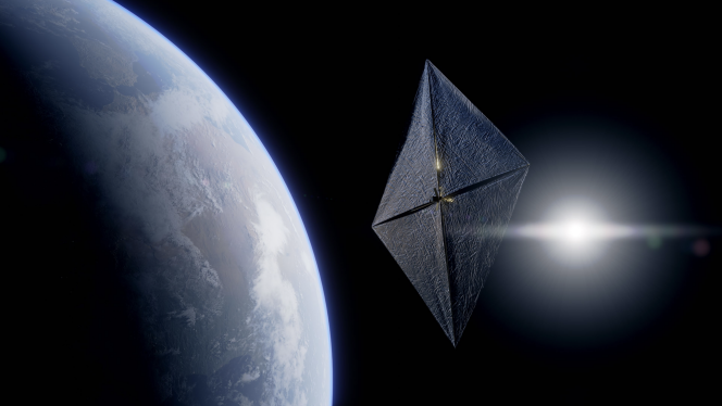 Después de dos años de investigación y diseño, el satélite que contiene la vela solar de Gama fue lanzado el 3 de enero de 2023 por un cohete SpaceX Falcon 9. 
