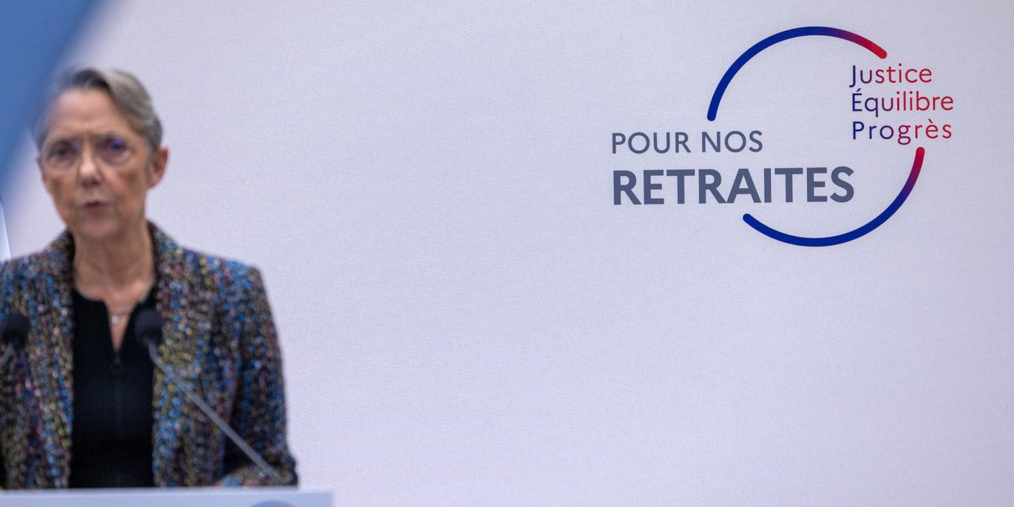 Elisabeth Borne anuncia un informe de la edad legal de salida en 64 años a partir de 2030