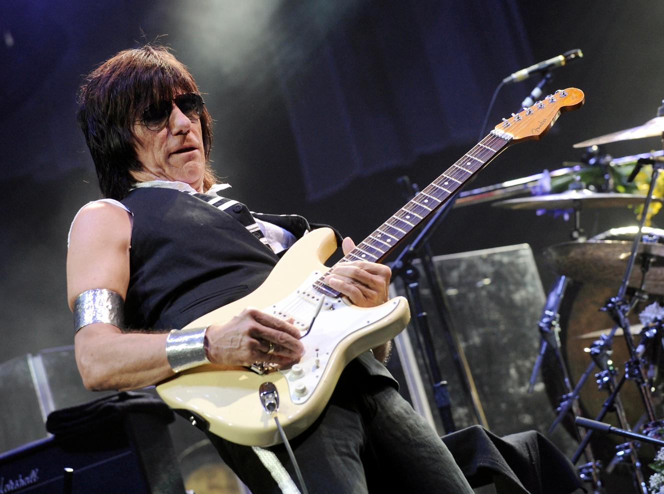 Jeff Beck en el Madison Square Garden de Nueva York en febrero de 2010.