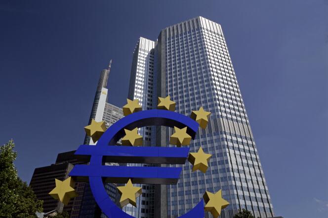 La sede del Banco Central Europeo en Frankfurt am Main (Hesse).