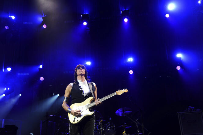 Jeff Beck in concert at Madison Square Garden in New York on February 18, 2010.