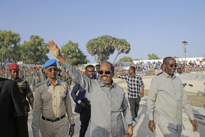 El presidente somalí, Hassan Cheikh Mohamoud, quien prometió librar una 