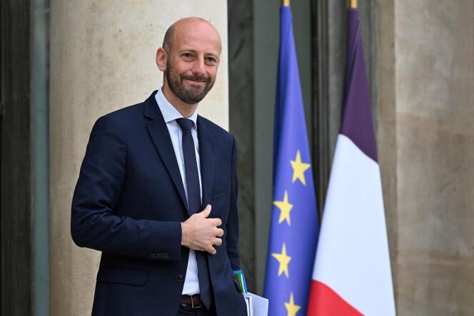 El Ministro de Transformación y Servicio Público, Stanislas Guerini, en París, 6 de septiembre de 2022.