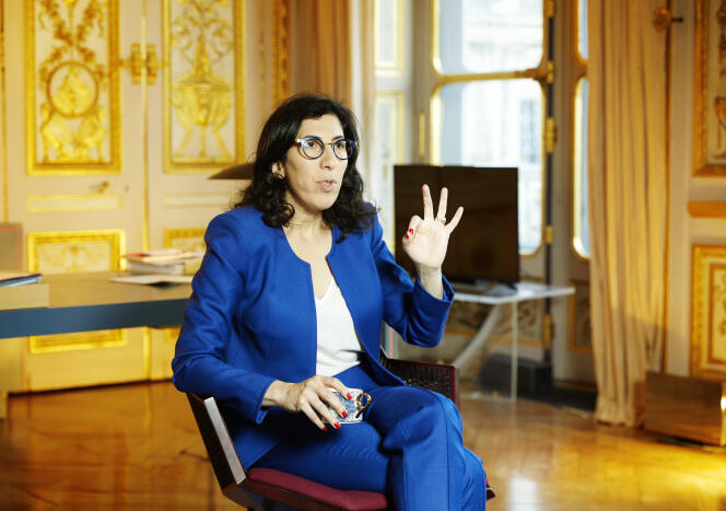 La Ministra de Cultura, Rima Abdul-Malak, 13 de enero de 2023, en París.