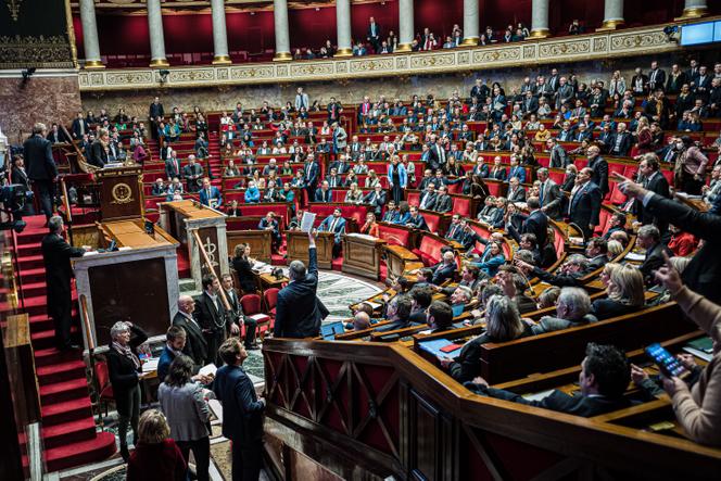 L’Assemblée nationale, le 10 janvier 2023.