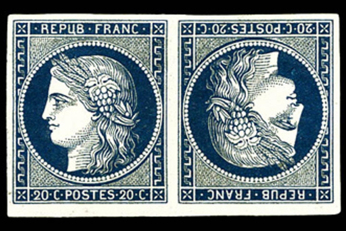 Une « Victoire de Samothrace » rouge mise en vente par La Postale