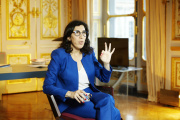 Rima Abdul Malak, the Minister of Culture, in Paris, January 13, 2023.