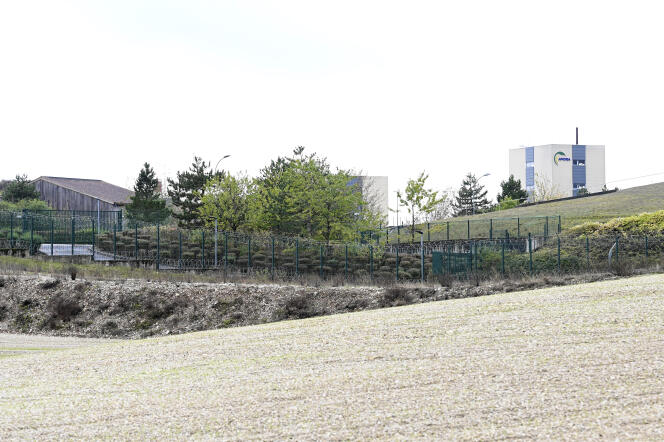 Le site d’enfouissement de déchets nucléaires appelé Cigéo, exploité par l’Agence nationale pour la gestion des déchets radioactifs (Andra), à Bure (Meuse), en octobre 2020.