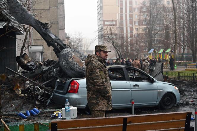 Ukraine interior minister among dead in helicopter crash near Kyiv