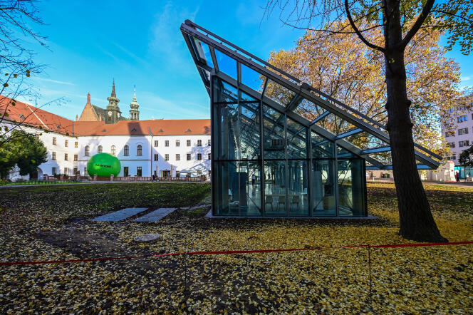 Gregor Mendel's greenhouse, in the Abbey of Saint Thomas in Brno (Thequia), in November 2022.