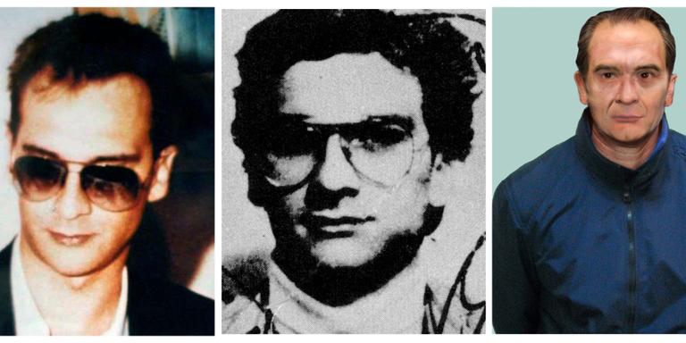 Montage de portraits judiciaires de Matteo Messina Denaro diffusés par la police italienne.