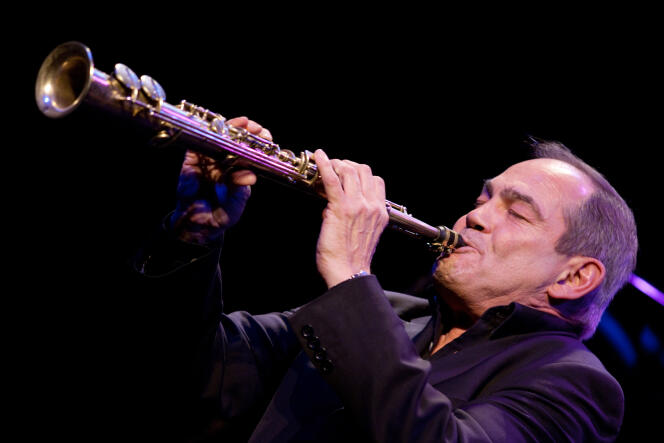 Le saxophoniste Olivier Franc, en 2015.