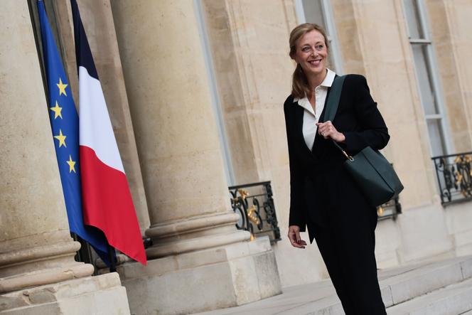 The Secretary of State for Children, Charlotte Caubel, during the first Council of Ministers of the Borne government, in Paris, May 23, 2022. 