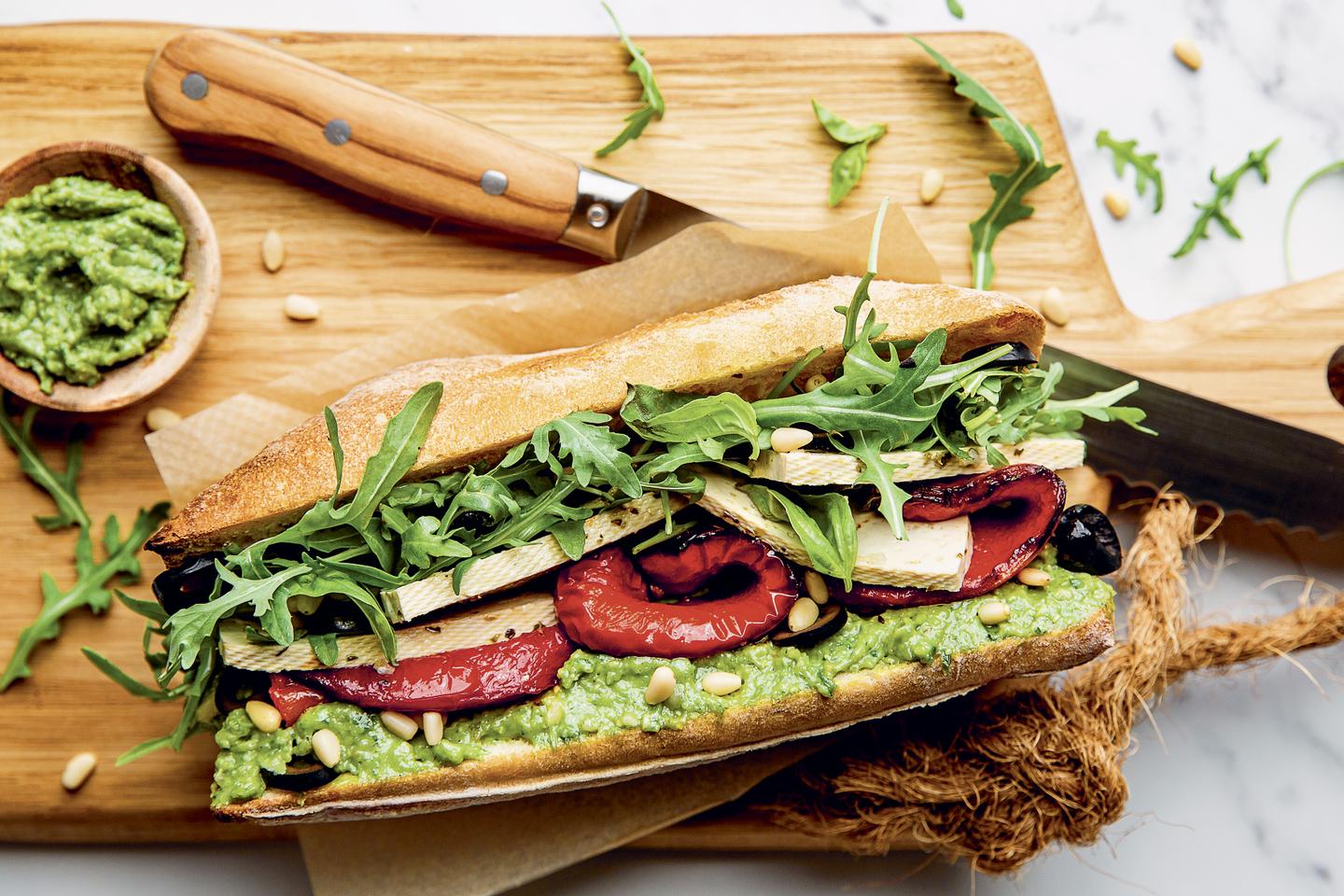 Fancy A Delicious Creative Vegan Sandwich 