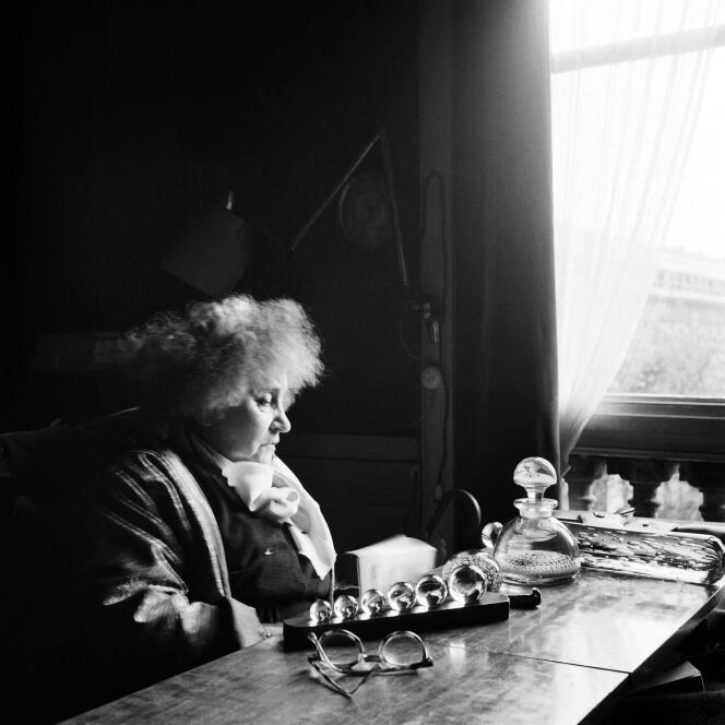 Colette, at her home in Paris, October 16, 1952.