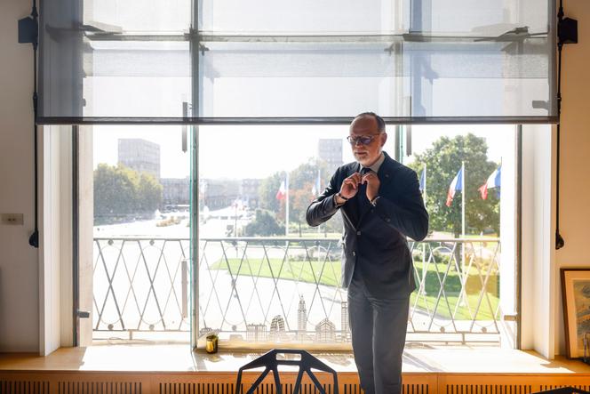 Edouard Philippe, à la mairie du Havre, le 6 octobre 2022.