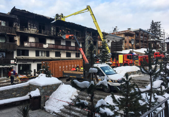 Two seasonal workers died in a building fire in Courchevel on January 20, 2019.