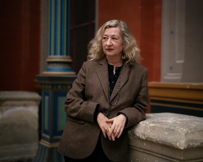 Alexia Fabre, directrice de l'Ecole nationale supérieure des beaux-arts de Paris, le 26 janvier 2023, à Paris.