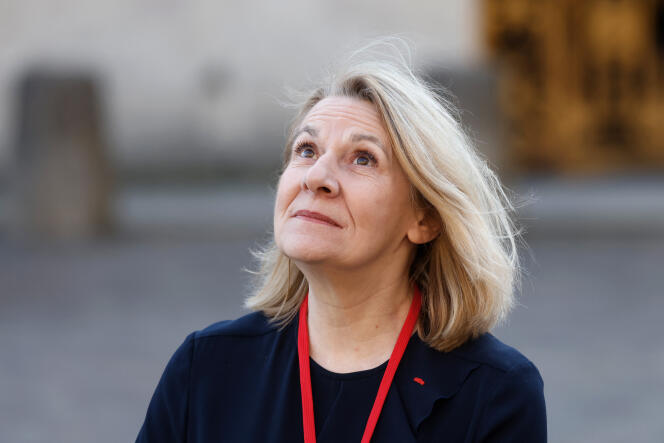 Catherine Pgard, directora del establecimiento público del castillo, el museo y el dominio nacional de Versalles, en Versalles (Yvelines), el 10 de marzo de 2022.
