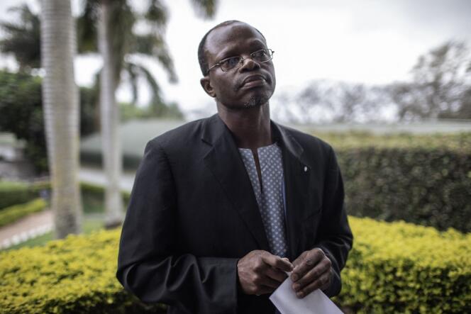 Thulani Maseko, avocat et militant des droits humains, à Lobamba, près de Mbabane, la capitale de l’Eswatini, en septembre 2018.