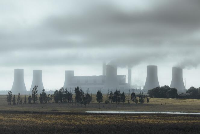 La centrale électrique au charbon de Tutuka, exploitée par Eskom à Standerton, au sud-est de Johannesburg, en décembre 2022.